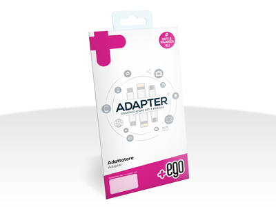 Alcatel ONE TOUCH IDOL 2 - Adattatore da micro USB ad USB Type-C Bianco