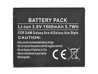 Samsung SM-G310 Galaxy Ace Style - Batteria Litio 1900 mAh slim