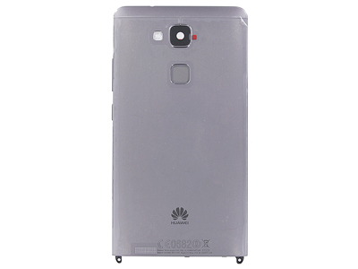 Huawei Ascend Mate 7 - Cover batteria + Vetrino Camera + Antenna NFC + Lettore Impronta + Tasti Laterali Nero