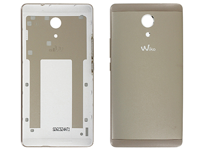 Wiko Robby - Cover Batteria + Tasti Laterali Oro