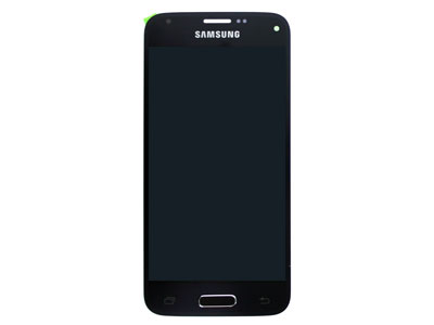 Samsung SM-G800 Galaxy S5 Mini - Lcd + Touchscreen + Flat Switch/Tasto Home Nero