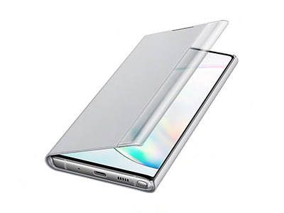 Samsung SM-N970 Galaxy Note 10 - EF-ZN970CSEG Clear View Cover Silver