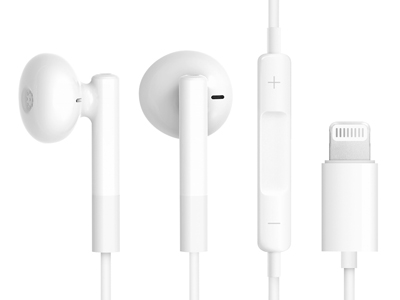 Apple iPhone 7 - Auricolari Stereo - Lightning con tasto risposta e microfono Bianco