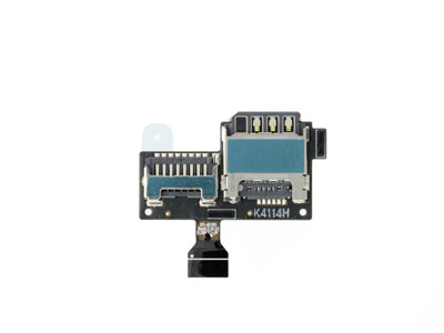 Samsung GT-I9195  Galaxy S4 Mini - Flat cable + Sim/Memory Card Reader