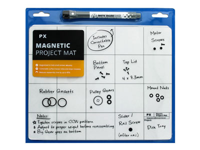 Alcatel Idol 4 - Lavagna Magnetica con pennarello, ideale per i tuoi lavori, posizione viti e appunti
