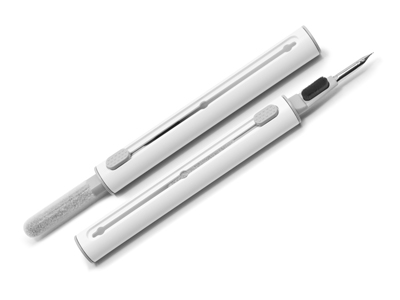 Alcatel 500 - Penna per pulizia Auricolari 3 in1 Bianco