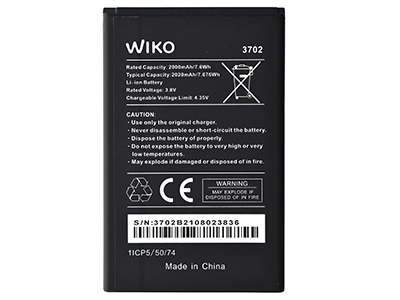 Wiko Y52 - Batteria 2020 mAh **Bulk**