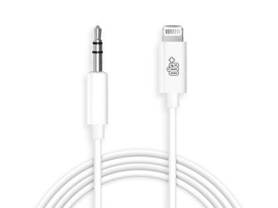 Apple iPad 3 / iPad New Model n: A1416-A1430 - 3,5mm AUX audio jack to Lightning cable White