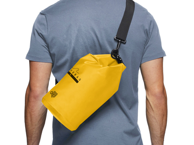 Motorola Moto E7 Power - WaveBag Universal Waterproof Dry Bag 5L Yellow