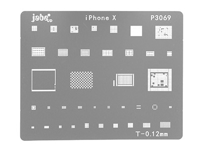 Apple iPhone X - IC Repair BGA Stencil Reball P3069