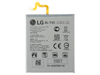 Lg LMX540EMW K50S Dual Sim - BL-T45  Batteria 4000 mAh Li-Ion **Bulk**
