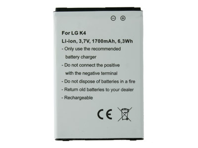 Lg K120E K4 4G - Batteria Litio 1700 mAh slim