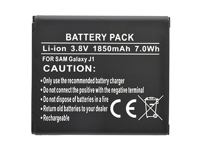 Samsung SM-J100 Galaxy J1 - Li-Ion battery 1850 mAh slim