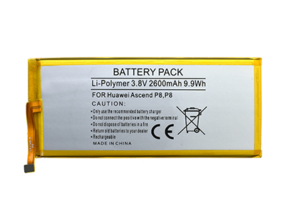 Huawei P8 Premium - Batteria Litio 2600 mAh slim