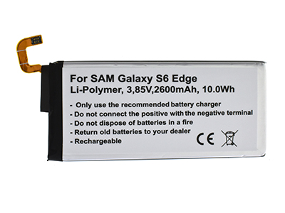 Samsung SM-G925 Galaxy S6 Edge - Batteria Litio 2600 mAh slim