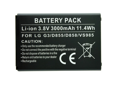 Lg D855 G3 - Batteria Litio 3000 mAh slim