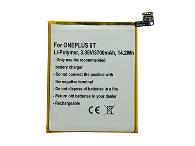 OnePlus OnePlus 6T - Batteria Litio 3700 mAh slim