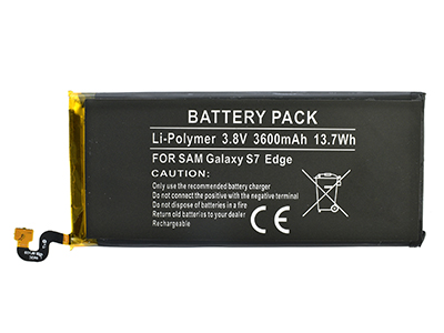 Samsung SM-G935 Galaxy S7 Edge - Batteria Litio 3600 mAh slim