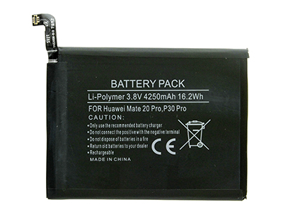 Huawei P30 Pro - Batteria Litio 4250 mAh slim