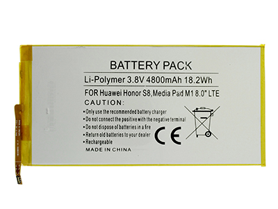 Huawei Media Pad  T3 10 LTE - Batteria Litio 4800 mAh slim