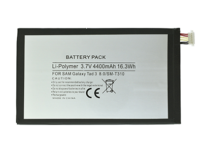 Samsung SM-T310 Galaxy TAB 3 8.0 WIFI - Batteria Litio 4400 mAh slim