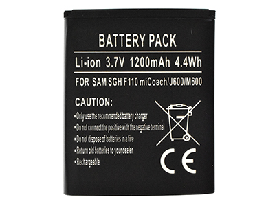 Samsung SGH-J150 - Batteria Litio 650 mAh slim