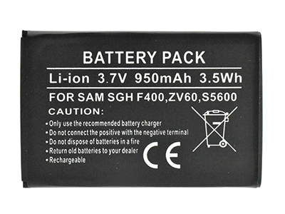 Samsung SGH-F400 - Batteria Litio 950 mAh slim