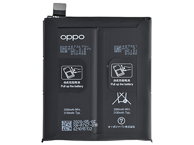 Oppo Find X2 Pro - BLP767 Batteria 2130 mAh Li-Ion + Adesivo **Bulk**