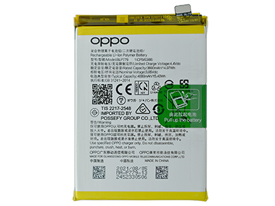 Oppo Reno4 Z 5G - BLP779 Battery 4000 mAh Li-Ion + Adhesive