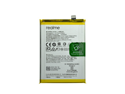 Realme Realme 8 5G - BLP803 Batteria 5000 mAh Li-Ion + Adesivo **Bulk**