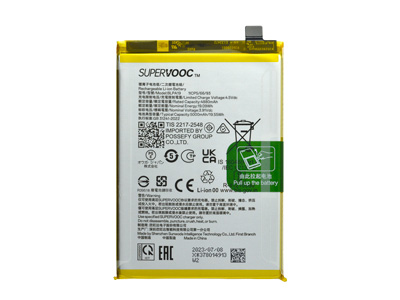 Oppo A58 4G - BLPA19 Battery 5000 mAh Li-Ion + Adhesive