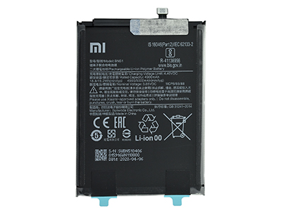 Xiaomi Redmi 8 - BN51 Batteria 5000 mAh + Adesivo **Bulk**