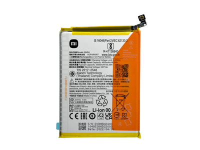 Xiaomi Poco M5 - BN5H Batteria 5000 mAh + Adesivo **Bulk**