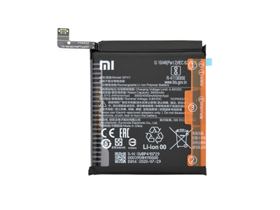 Xiaomi Mi 9T - BP41 Batteria 4000 mAh + Adesivo **Bulk**