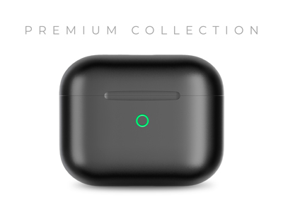 Apple iPhone 14 Pro Max - TWS BT Earphones Premium Collection Clear Pods Black