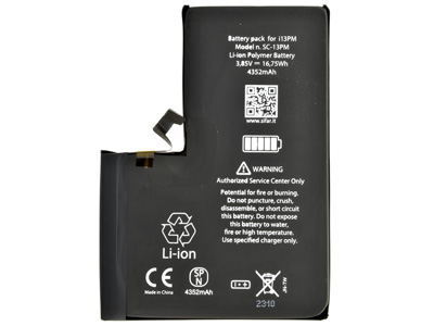 Apple iPhone 13 Pro Max - Batteria 4352 mAh qualità Premium SMART Celle AAA **nuove zero cicli**