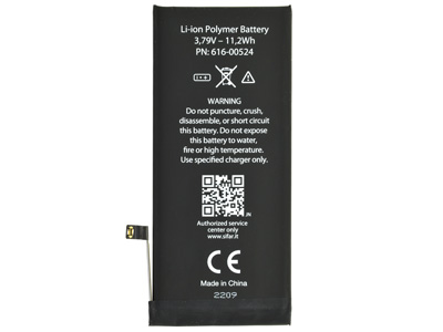 Apple iPhone Xr - Batteria 2942 mAh qualità Premium PRO Celle AAA+ **nuove zero cicli**