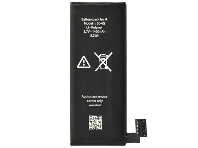 Apple iPhone 4 - Batteria 1420 mAh  qualità Premium PRO Celle AAA+ **nuove zero cicli**