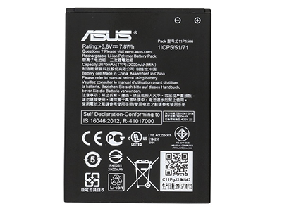 Asus ZenFone 2 Go Vers. ZC500TG / Z00VD - C11P1506 Batteria 2070 mAh Li-Ion **Bulk**