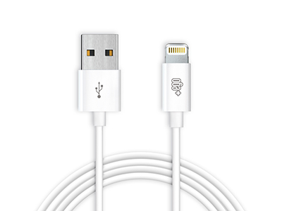 Apple iPad Mini 3 Model n: A1599-A1600 - Sync Data and Charging cable Usb A - Lightning White 1 mt.