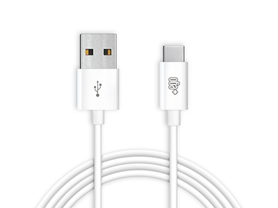 Apple iPhone 15 Pro Max - Sync Data and Charging cable Usb A - Usb C White 1 mt.