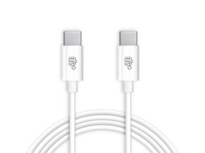 Meizu Pro 7 - Sync Data and Charging cable Usb C - Usb C 60W White 1 mt.