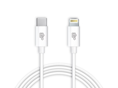 Apple iPad Mini 3 Model n: A1599-A1600 - Sync Data and Charging cable  Usb C - Lightning White 1 mt.