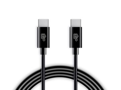 Meizu Pro 7 - Sync Data and Charging cable  Usb C - Usb C  60W Black 2 mt.