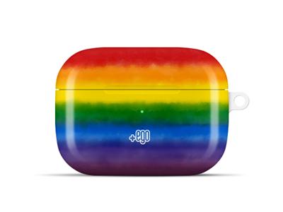 Apple iPhone 7 - Custodia TPU Airpods Pro Rainbow