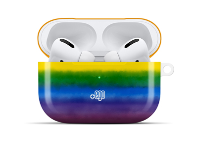 Apple iPhone X - TPU Case for Airpods Pro Rainbow