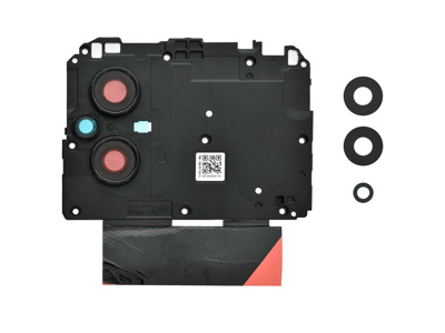 Xiaomi Poco M5 - Cover Camera + Vetrino + Adesivi Black
