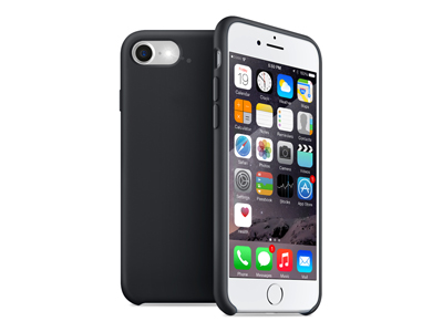 Apple iPhone 8 - Cover gommata serie Liquid Case Colore Nero