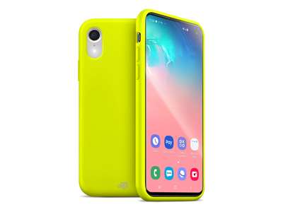 Apple iPhone Xr - Cover gommata serie Fluo Colore Giallo