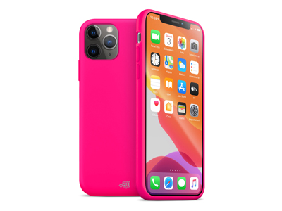 Apple iPhone 11 Pro - Cover gommata serie Fluo Colore Fucsia